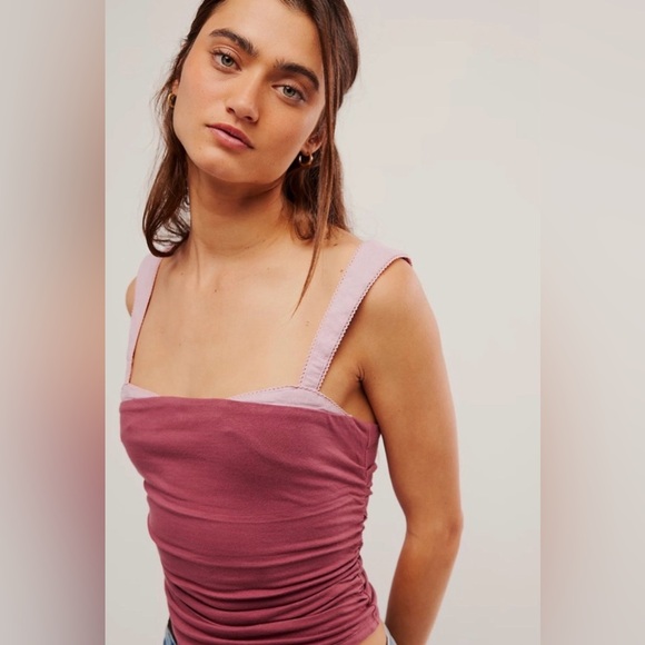 Free People 2 Tone Tank - Picture 2 of 12